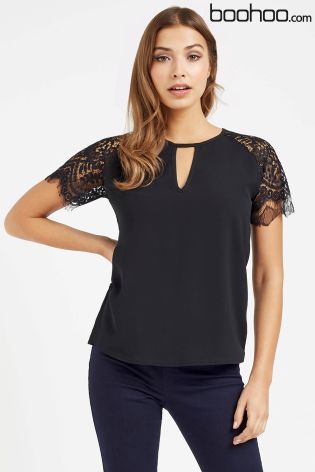 Boohoo Lace Top